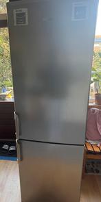 Koelvriescombinatie grijs, Witgoed en Apparatuur, Ophalen, Gebruikt, 200 liter of meer, 60 cm of meer