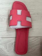 Hermes Slippers Maat 38, Kleding | Dames, Ophalen of Verzenden, Gedragen, Roze, Slippers