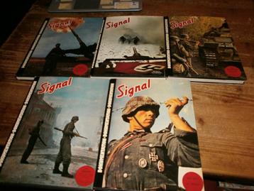 complete serie 5x Signal propaganda tijdschrift vd nazis  beschikbaar voor biedingen