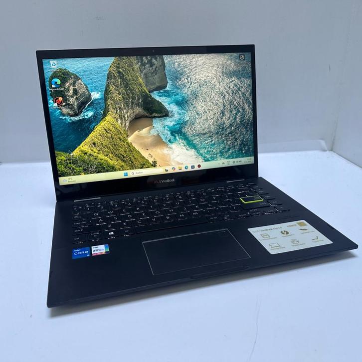 Asus vivobook Flip 14 i5 8GB 512GB Touch Screen, Computers en Software, Windows Laptops, Zo goed als nieuw