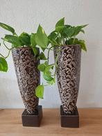 Bloempot vaas PTMD, Overige kleuren, Aardewerk of Porselein, Ophalen of Verzenden, Zo goed als nieuw