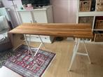 Ikea lerberg opklaptafel side tafel, Gebruikt, 100 tot 150 cm, Ophalen of Verzenden, 25 tot 50 cm
