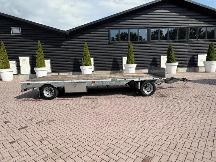 VELDHUIZEN Schamel aanhangwagen luchtgeremd 11 TON, Auto's, Vrachtwagens, Bedrijf, Te koop, Aanhangers en Opleggers, Overige brandstoffen