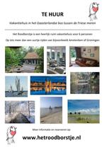 Vakantiehuis te huur in Friesland (Gaasterland), Vakantie, Vakantiehuizen | Nederland, 3 slaapkamers, Internet, Chalet, Bungalow of Caravan