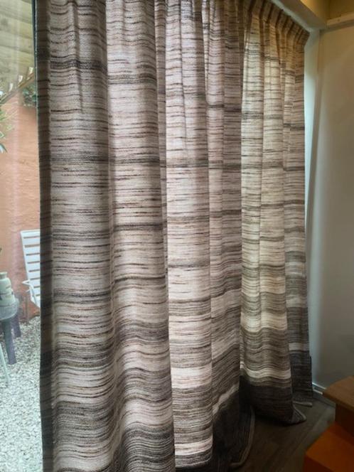 Gordijnen vintage jaren '80, Huis en Inrichting, Stoffering | Gordijnen en Lamellen, Gebruikt, 200 cm of meer, 150 tot 200 cm