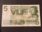 5 gulden Vondel 1 uit 1966, Ophalen of Verzenden, 5 gulden