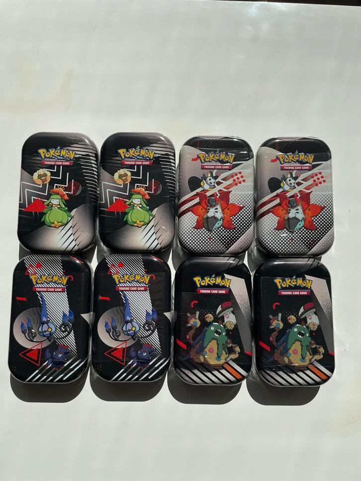 Mini tin Black bolt en White Flare Pokemon kaarten, Hobby en Vrije tijd, Verzamelkaartspellen | Pokémon, Nieuw, Overige typen