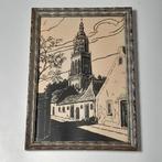 Antieke litho Cuneratoren Rhenen - historisch stadsgezicht, Antiek en Kunst, Ophalen of Verzenden