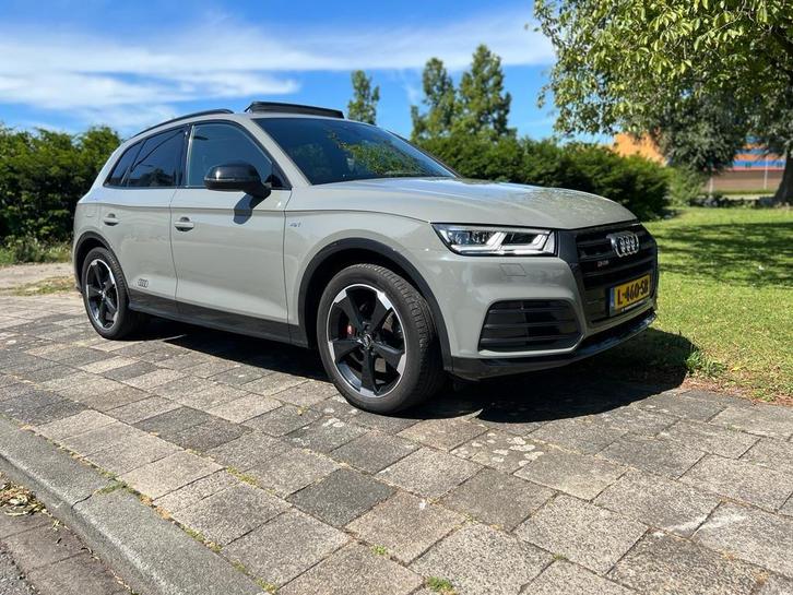Audi  SQ5 3.0 Tfsi Quattro 354pk Tiptronic 2018 Grijs, Auto's, Audi, Bedrijf, Q5, Benzine, Euro 6, F, SUV of Terreinwagen, Automaat