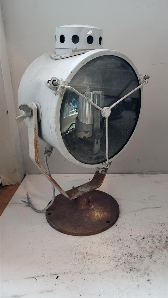Vintage Zoeklicht Boot schijnwerper, Watersport en Boten, Accessoires en Onderhoud, Gebruikt, Overige typen, Ophalen