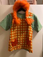 Pippi Langkous Jurkje Maat 140 + Pruik & Sokken, Kinderen en Baby's, Kinderkleding | Overige, Ophalen of Verzenden, Zo goed als nieuw