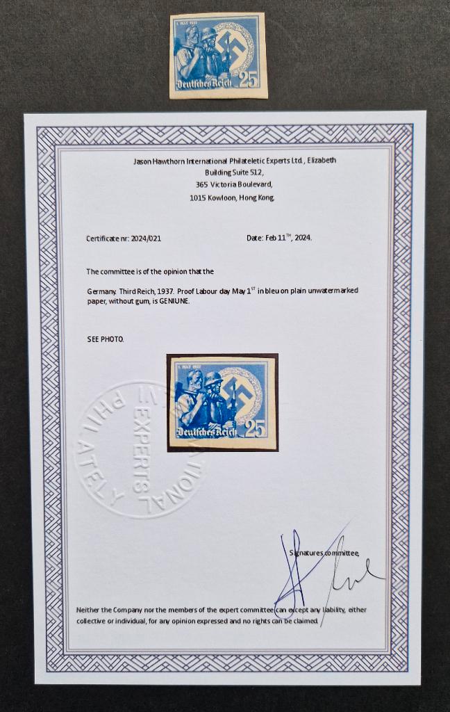 Zeldzame proefdruk!, Postzegels en Munten, Postzegels | Europa | Duitsland, Duitse Keizerrijk, Verzenden