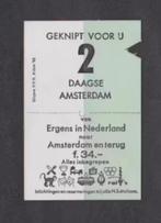 Treinkaartje 2 Daagse Amsterdam heen en terug 1962., Ophalen of Verzenden, Zo goed als nieuw