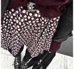 Maison scotch rokje Bordeaux rood met bloemetjes print, Maat 38/40 (M), Zo goed als nieuw, Boven de knie, Rood