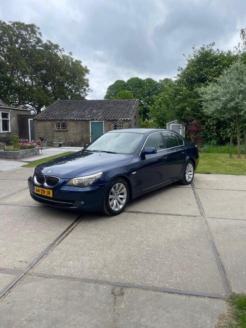 BMW 5-Serie 3.0 I 525 AUT 2008 Blauw Youngtimer, Auto's, BMW, Particulier, 5-Serie, ABS, Adaptieve lichten, Airbags, Airconditioning