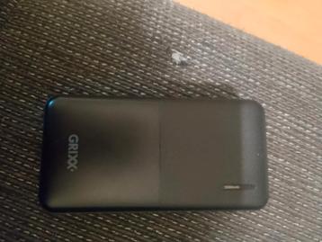 Grixx Powerbank 10000mAh - Zo goed als nieuw! beschikbaar voor biedingen