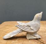 Brocante gietijzeren vogels vogel beeld tuinbeeld, Tuin en Terras, Tuinbeelden, Verzenden, Zo goed als nieuw, Metaal, Dierenbeeld