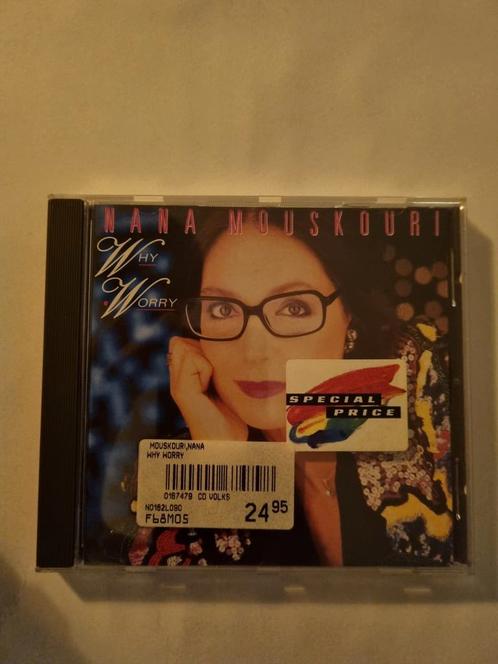 Nana Mouskouri - Why worry. Cd., Cd's en Dvd's, Cd's | Pop, Gebruikt, 1980 tot 2000, Ophalen of Verzenden