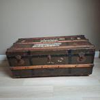 Oude kist/koffer bruin, Huis en Inrichting, Ophalen, Minder dan 50 cm, Gebruikt, 50 tot 100 cm