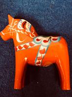 Oranje Dalahäst Paardje, Antiek en Kunst, Kunst | Beelden en Houtsnijwerken, Ophalen of Verzenden