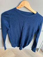 Blauwe trui met gouden knopen - Maat S, Ophalen of Verzenden, Zo goed als nieuw, Maat 36 (S), Blauw