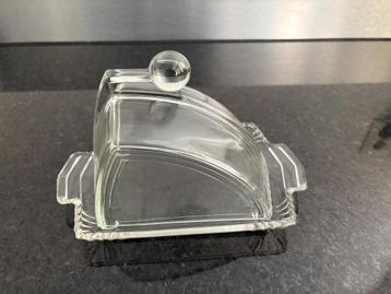 Art Deco glazen kaasstolp, Copier, Leerdam.  beschikbaar voor biedingen