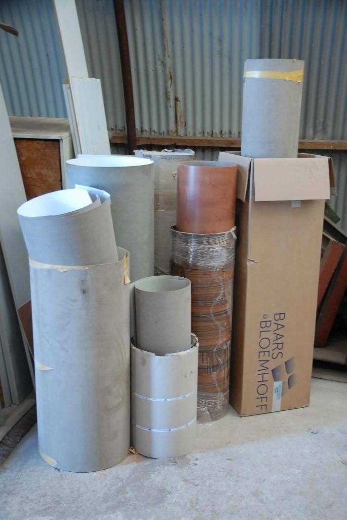 Div platen HPL Fineer, houtdessins en wit/gebrokenwit, Doe-het-zelf en Verbouw, Platen en Panelen, Nieuw, Ophalen