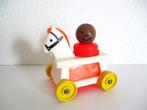 Fisher Price hobbelpaardje met popje vintage, Ophalen of Verzenden, Gebruikt, Speelset