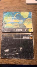 Renault 6 en 12 instructieboekjes, Auto diversen, Handleidingen en Instructieboekjes, Ophalen of Verzenden