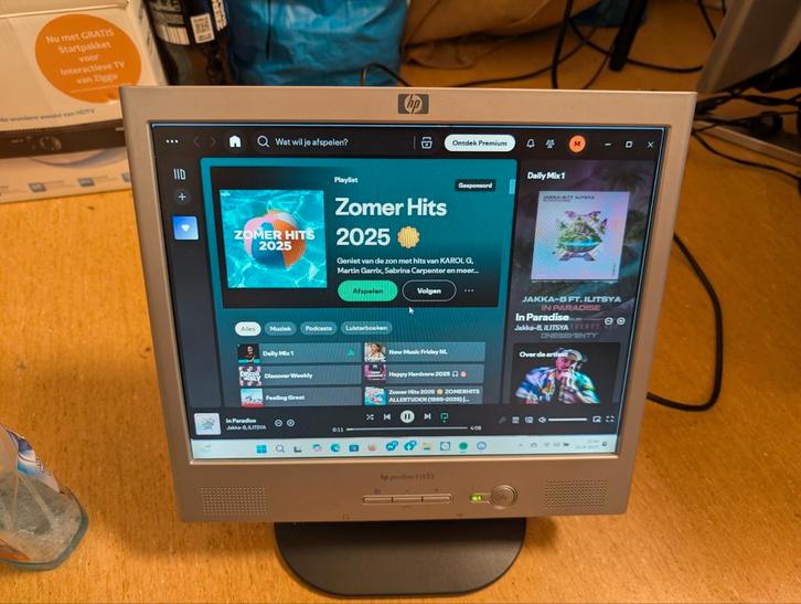 HP LCD Monitor 15 inch - Gereviseerd, Computers en Software, Monitoren, Refurbished, 60 Hz of minder, DVI, VGA, LED, Overige resoluties