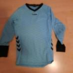 152 keepersshirt voetbal hummel blauw, Kinderen en Baby's, Verzenden, Gebruikt, Jongen of Meisje, Sport- of Zwemkleding