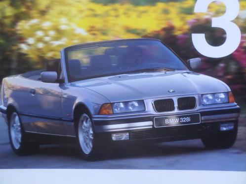 BMW Serie 318i 320i 328i M3 E36 Cabrio 1998 Brochure, Boeken, Auto's | Folders en Tijdschriften, Zo goed als nieuw, BMW, Verzenden
