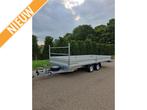 Sale! Oerdegelijke plateauwagen 500x210 350kg met voorrek, Nieuw