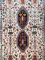 Handgeknoopt Perzisch wol Karaja tapijt Heriz Iran 108x163cm, Perzisch vintage oosters HYPE, 100 tot 150 cm, 150 tot 200 cm, Rechthoekig