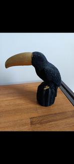 Zwarte Toekan Beeld - Decoratief, Ophalen of Verzenden, Zo goed als nieuw, Kunststof, Dierenbeeld