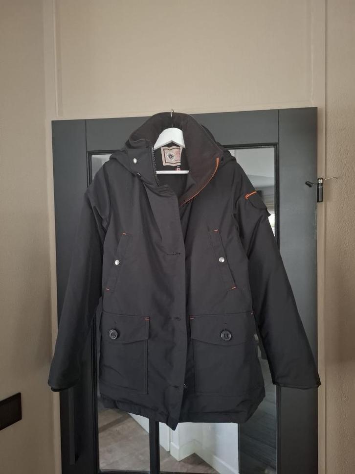 zwarte dames parka OSC Kasa maat M Outdoor survival Canada, Kleding | Dames, Jassen | Winter, Zo goed als nieuw, Maat 38/40 (M)