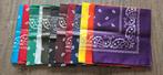Paisley Bandana -meerdere kleuren  Stijlvolle Accessoire, Kleding | Dames, Hoeden en Petten, Ophalen of Verzenden, Nieuw, One size fits all