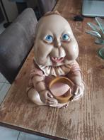 Baby laaf meisje met glas, Verzamelen, Ophalen of Verzenden, Zo goed als nieuw