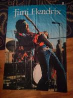 Jimi Hendrix vlag, Ophalen of Verzenden, Zo goed als nieuw, Poster, Artwork of Schilderij