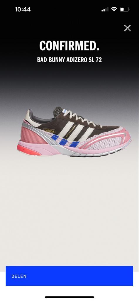 Adidas Adizero SL 72 Bad Bunny - Maat 42, Kleding | Dames, Schoenen, Nieuw, Sneakers of Gympen, Bruin, Ophalen of Verzenden