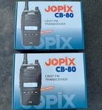 2x Nieuwe Jopix CB-80 portofoon met extra lange antenne, Nieuw, Ophalen of Verzenden, Portofoon of Walkie-talkie, Handsfree-functie