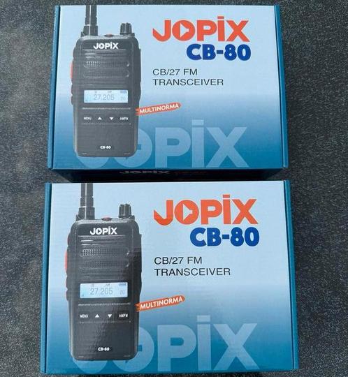 2x Nieuwe Jopix CB-80 portofoon met extra lange antenne, Telecommunicatie, Portofoons en Walkie-talkies, Nieuw, Portofoon of Walkie-talkie