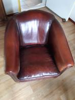 Schapenleren fauteuil, Huis en Inrichting, Fauteuils, Ophalen of Verzenden, Gebruikt, 50 tot 75 cm
