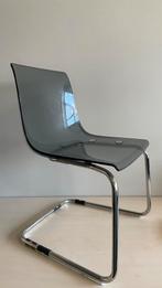 IKEA eetkamerstoelen Tobias, 2 stuks. Grijs/verchroomd, Huis en Inrichting, Stoelen, Twee, Ophalen of Verzenden, Zo goed als nieuw