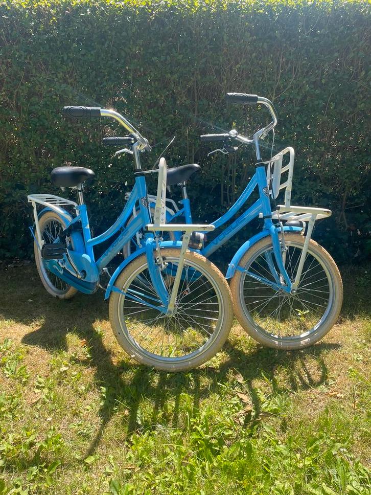 Kinderfiets 20 inch 2 maal Vogue Transporter blauw, Fietsen en Brommers, Fietsen | Driewielfietsen, Zo goed als nieuw, Ophalen