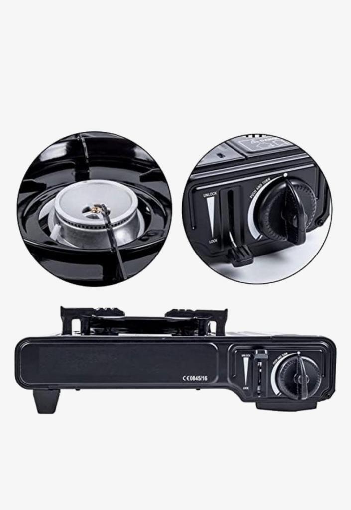 Camping Gasstel met Butaangas & Koffer, Caravans en Kamperen, Kampeeraccessoires, Nieuw, Ophalen of Verzenden