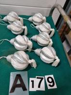 kerstballen gips wit 12 x, Ophalen of Verzenden