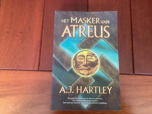 Het Masker van Atreus - A.J. Hartley, Boeken, Thrillers, Zo goed als nieuw, Ophalen of Verzenden