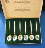 Zilveren David Anderson gold plated enamel spoons, Antiek en Kunst, Verzenden, Zilver