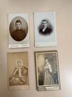 4 antieke foto's / carte de visite., Ophalen, Gebruikt, Foto, Voor 1940
